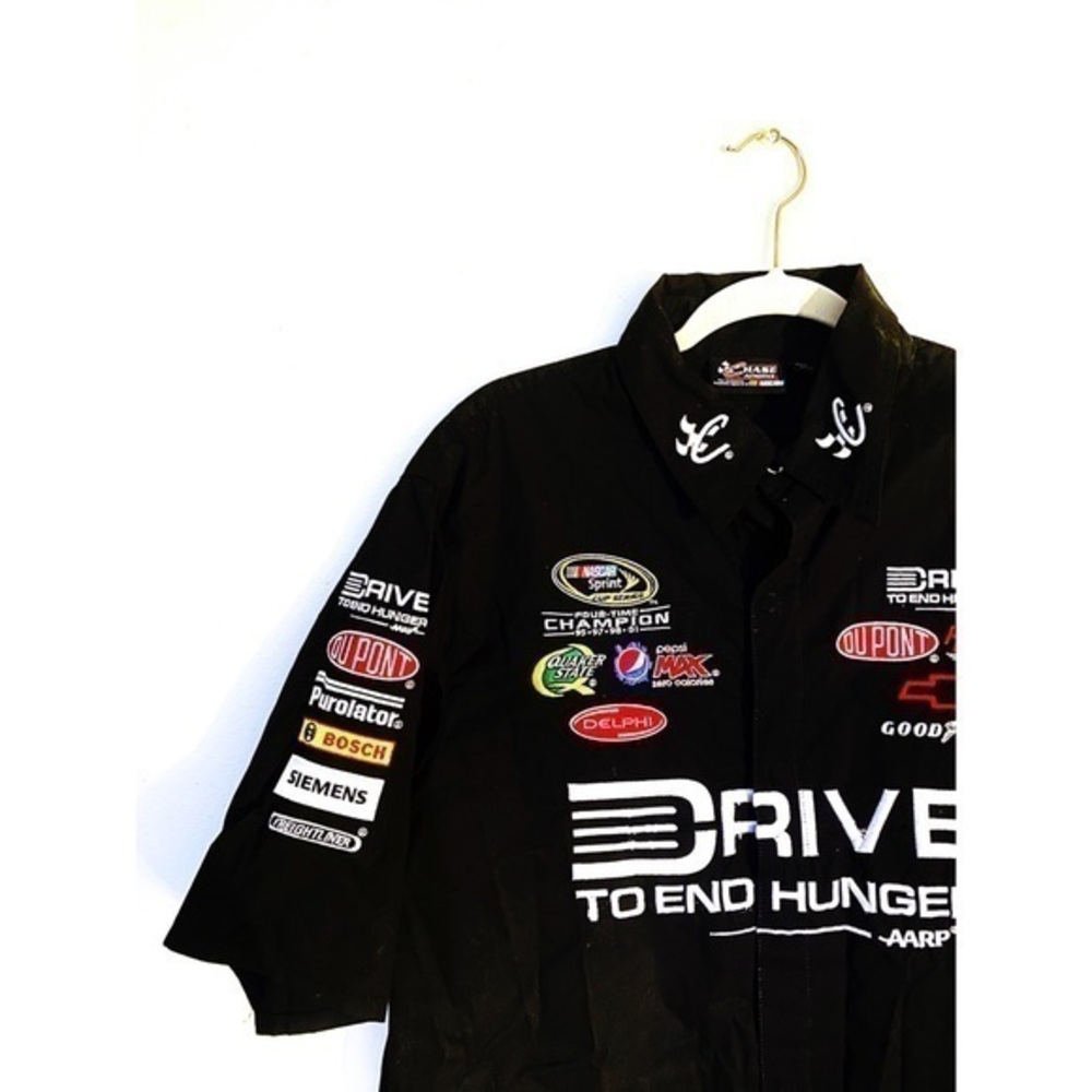 Chase Authentics Jeff Gordon Pit Crew Button Down Shirt